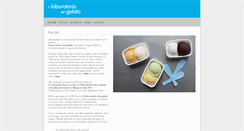 Desktop Screenshot of laboratoriodelgelato.com